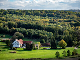 Agrarlandschaft im Spätsommer