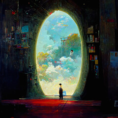 Fototapeta premium portal to another world