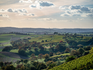 Agrarlandschaft im Spätsommer