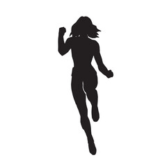 Fototapeta na wymiar vector silhouette of an attractive woman with daily activity pose