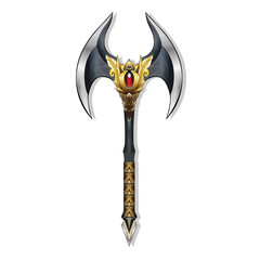 Medieval axe weapons