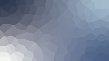 Dark grey abstract crystalized background. Dark gradient abstract crystalized pattern. Gradient abstract polygon vector background.