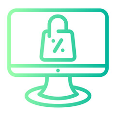 discount gradient icon