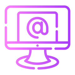 email campaigns gradient icon