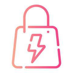flash sale gradient icon