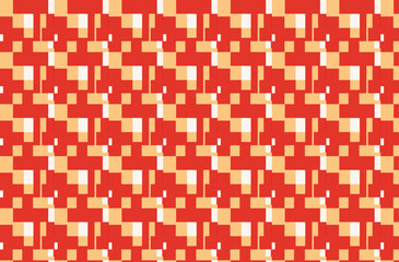 Melon seamless pattern with squares