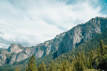 Fototapeta premium Yosemite National Park, Landscape, Nature, USA Attractions 
