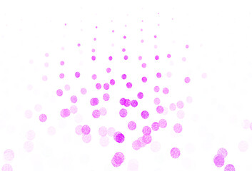Light Purple vector background with spots.