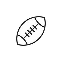 American Football Icon Design Template