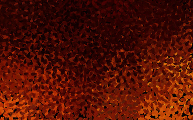 Dark Orange vector pattern with random forms.
