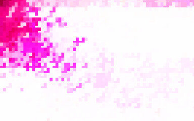 Light Pink vector pattern in square style.