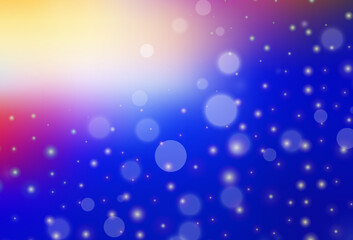 Light Pink, Blue vector background in Xmas style.