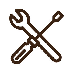 options preferences settings setup tools outline icon