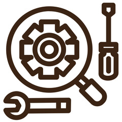 equipments fix repair tools outline icon