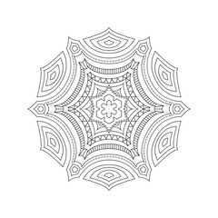 Mandala. Abstract illustration. Ornament for decor, cards etc.