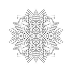 Mandala. Abstract illustration. Ornament for decor, cards etc.