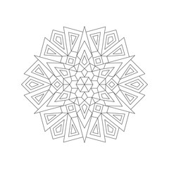 Mandala. Abstract illustration. Ornament for decor, cards etc.