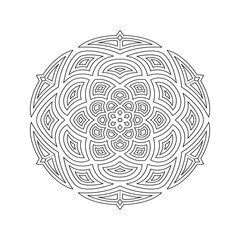 Mandala. Abstract illustration. Ornament for decor, cards etc.
