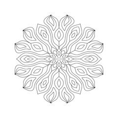 Mandala. Abstract illustration. Ornament for decor, cards etc.