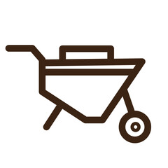 builder tools constructions outline icon