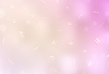 Light Pink, Yellow vector template with circles.