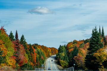 fall in the mountains
