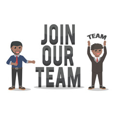 business african join our team with text 