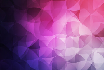 Dark Purple, Pink vector texture with abstract forms.