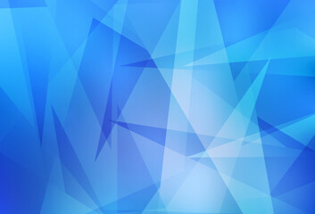 Light BLUE vector layout with lines, triangles.