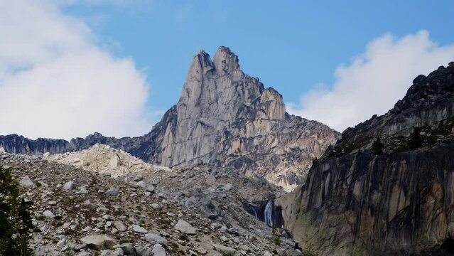 Crescent Spire Timelapse. Bugaboos Provincial Park, British Columbia, Canada