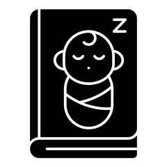 baby book solid icon