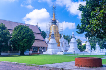 Wat Suan Dok Buddhist temple (Wat) in Chiang Mai, northern Thailand - 537697538
