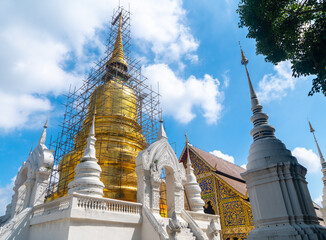 Wat Suan Dok Buddhist temple (Wat) in Chiang Mai, northern Thailand - 537697550