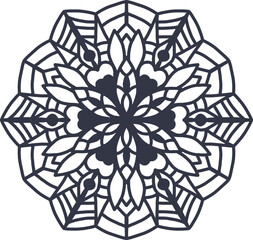 Laser cut Wedding Mandala template,