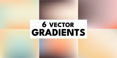 A set of vector gradients in natural shades of green, beige, peach, based on ecology and naturalness. For covers, wallpapers, branding and other projects. You can use gradients for any of the projects