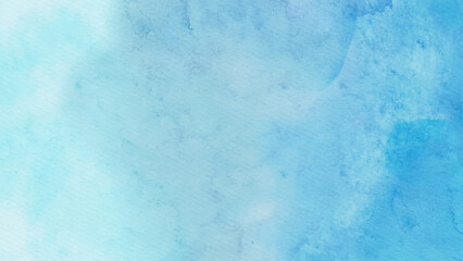 Abstract blue watercolor paint background. Vector illustration