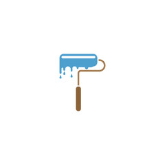 Paint icon logo design illustration