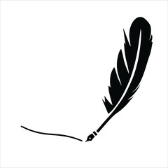 feather logo vector 
