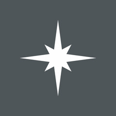 Star north quality vector illustration cut