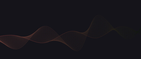 Modern futuristic wavy lines design concept. Perfect for background, backdrop, card, desktop background, landing page.