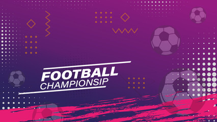 World football championship background 2022 with abstract grunge and soccer field element