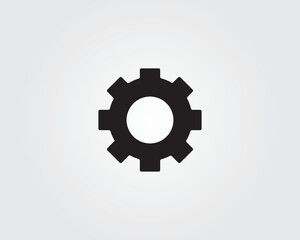 gear setting wheel icon vector