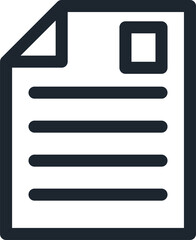 Simple document icon.