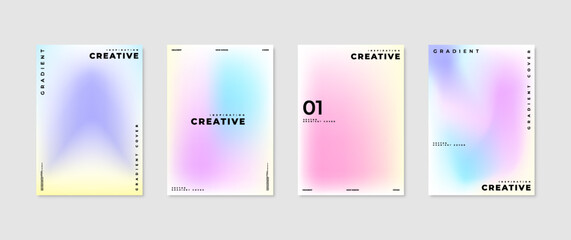 cover vector illustration in minimalist and modern fluid color