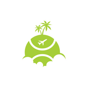 Tennis Ball Holiday Logo