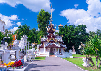 Beautiful buddhist temple near Chiang Mai, Thailand - 537714339