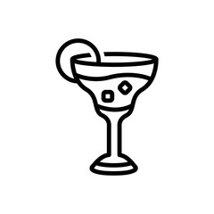 Black line icon for collins