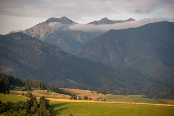 landscape in the mountains