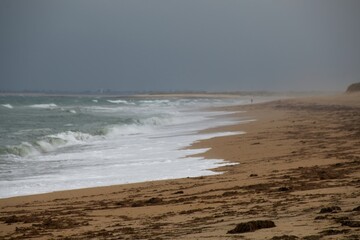 beach in the morning