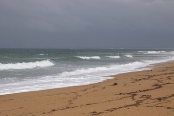 beach in the morning